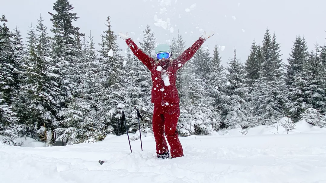 Sneeuw op piste in Leogang